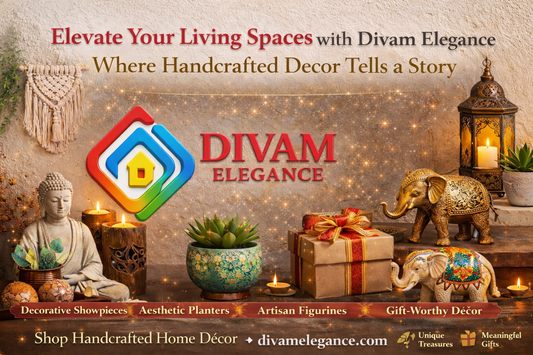 🌿 Elevate Your Living Spaces with Divam Elegance – Where Handcrafted Décor Tells a Story 🌿